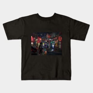 Alone in Tokyo Kids T-Shirt